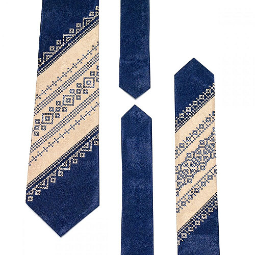 Галстук с вышивкой №647 LN-2058