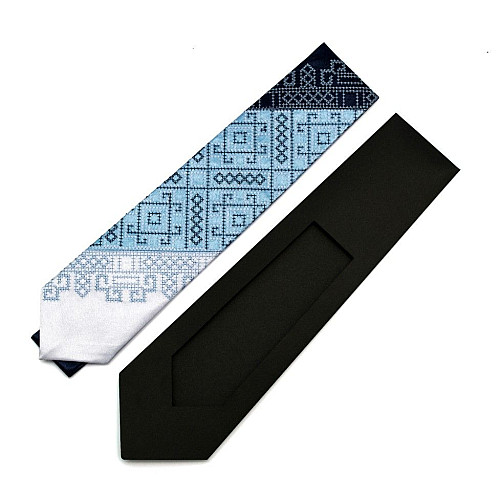 Краватка з вишивкою LN-2066