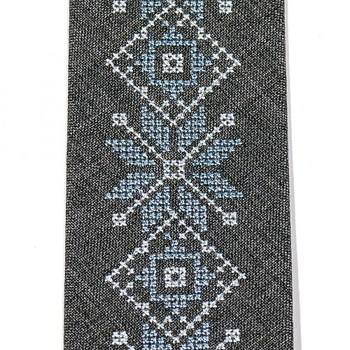 Модна тонка вишита краватка №682 LN-2068