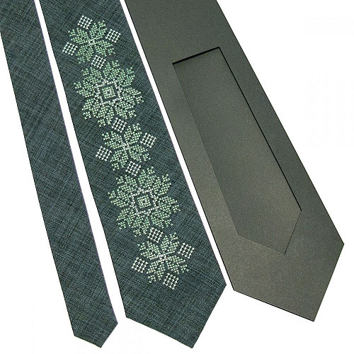 Модна вишита краватка №665 LN-2073