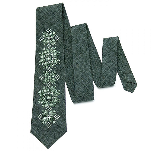 Модна вишита краватка №665 LN-2073