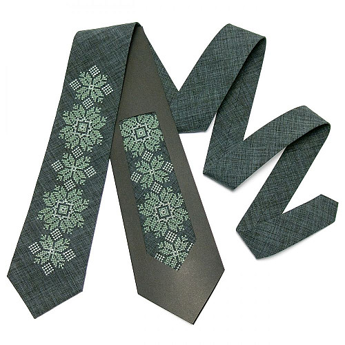 Модна вишита краватка №665 LN-2073