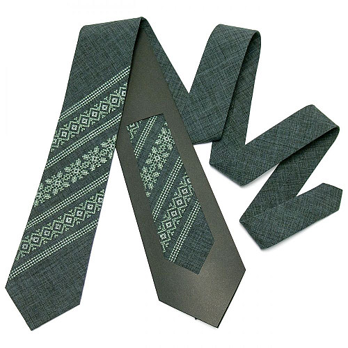 Модна вишита краватка №663 LN-2076