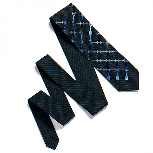 Темно-синий вышитый галстук №721 LN-2085