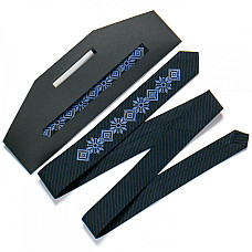 Темно-синий вышитый галстук №719 LN-2086