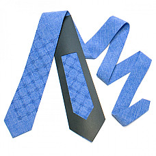 Вышитый синий галстук №732 LN-2090