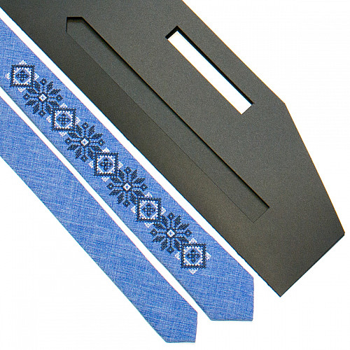 Вышитый галстук №734 LN-2091