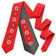 Вишита червона краватка №736 LN-2094