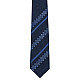 Темно-синий оригинальный вышитый галстук №755 LN-2105