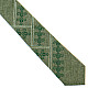 Модна вишита зелена краватка №801 LN-2108