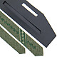 Зелена вузька вишита краватка №802 LN-2111
