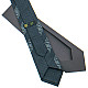 Галстук с вышивкой темно-серый №838 LN-2124