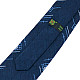 Синий вышитый галстук с узором №968 LN-2149
