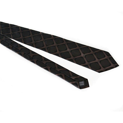 Галстук чоловічий Коричневий Emilio Corali GIN-2006