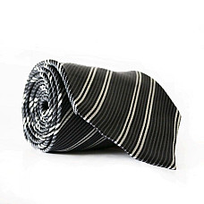 Галстук чоловічий Чорний Emilio Corali GIN-2007