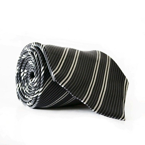 Галстук чоловічий Чорний Emilio Corali GIN-2007