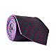Галстук Emilio Corali фиолетовый в синие ромбики GIN-2014
