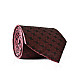 Краватка Emilio Corali бордова в квадратики GIN-2018