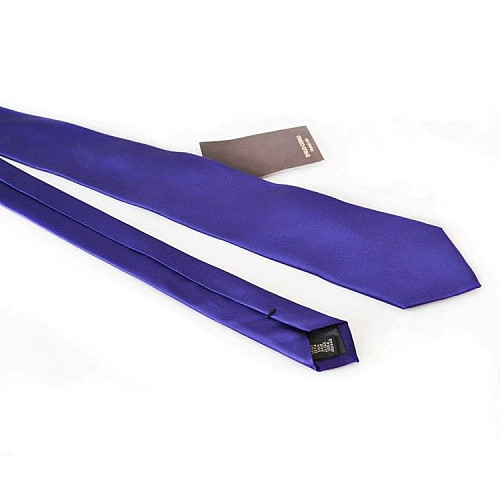 Краватка Emilio Corali фіолетова однотонна GIN-2020
