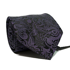 Чоловіча фіолетова краватка Emilio Corali турецький огірок GIN-2023