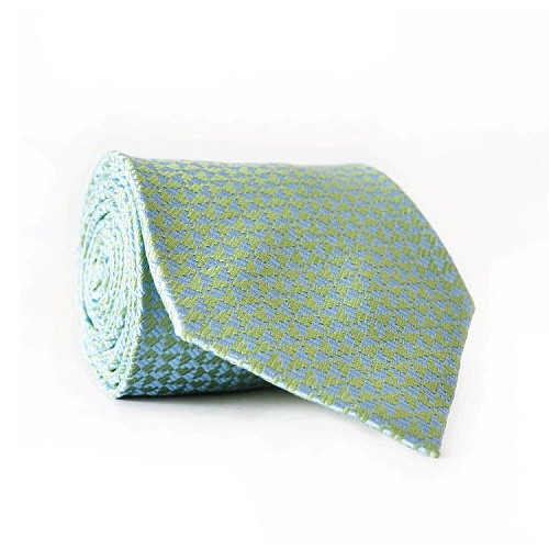 Краватка чоловіча м’ятно-блакитна Emilio Corali GIN-2025