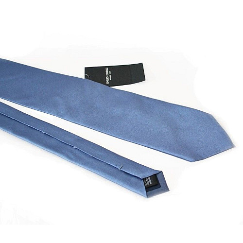 Краватка Emilio Corali чоловіча сіро-синя GIN-2041