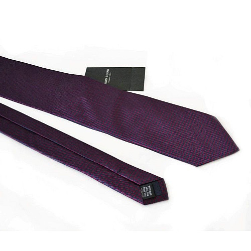 Галстук чоловічий синій-бордовий в квадратики Emilio Corali GIN-2043