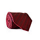 Галстук Emilio Corali мужской бордовый в полоску GIN-2045