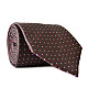 Коричневый галстук Emilio Corali в мозаику GIN-2058