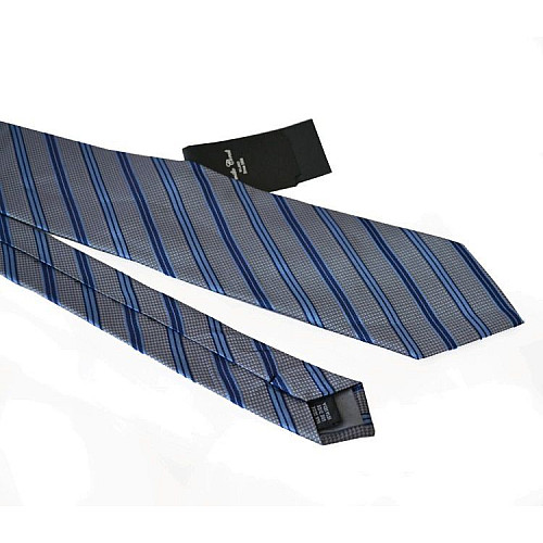 Галстук мужской Серый Синий Emilio Corali GIN-2059