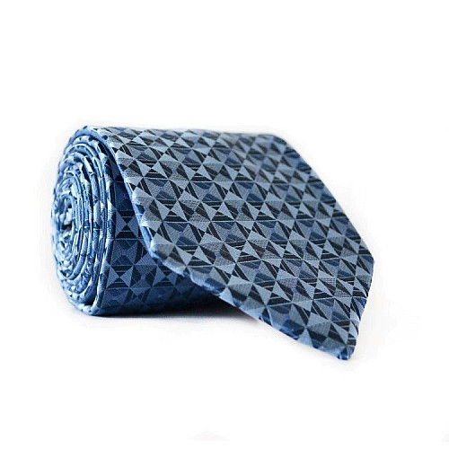 Галстук мужской Голубой Синий Emilio Corali GIN-2075