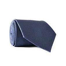 Галстук Emilio Corali мужской синий с белыми точками GIN-2078