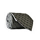 Галстук Emilio Corali мужской темно-серый в квадратики GIN-2080