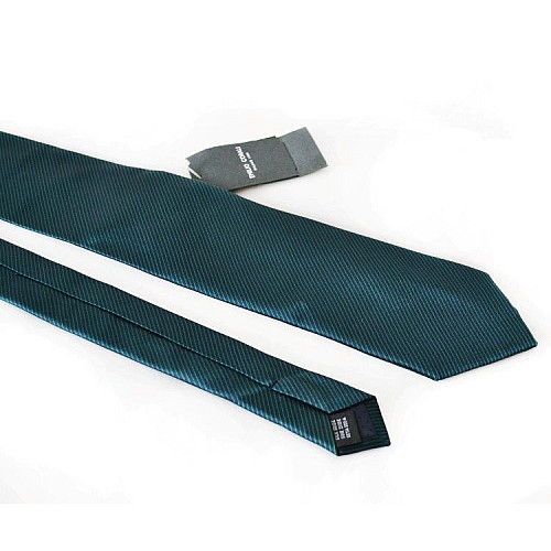 Галстук мужской Синий-Зеленый в полоску Emilio Corali GIN-2133