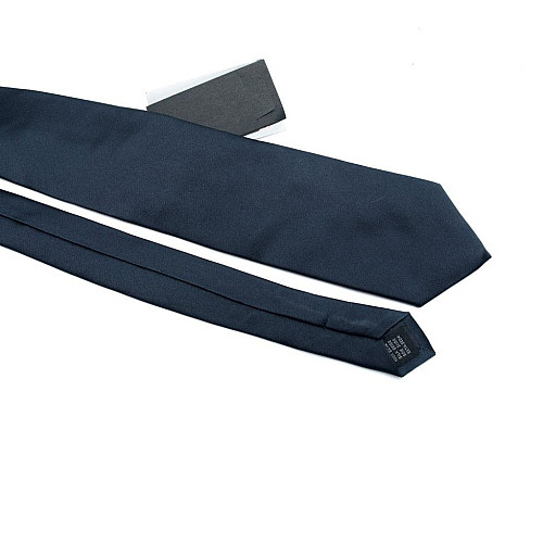 Галстук Emilio Corali темно-синийс бирюзовым оттенком GIN-2137