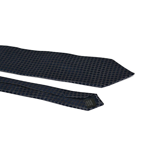 Галстук мужской Серый в синий горошек Emilio Corali GIN-2152