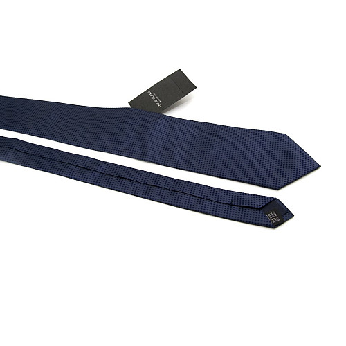 Галстук Emilio Corali серый в синие точки GIN-2155