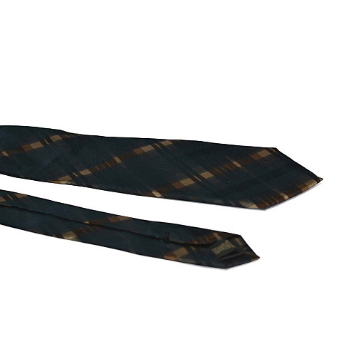 Галстук мужской Синий Коричневый с отливом Emilio Corali GIN-2156