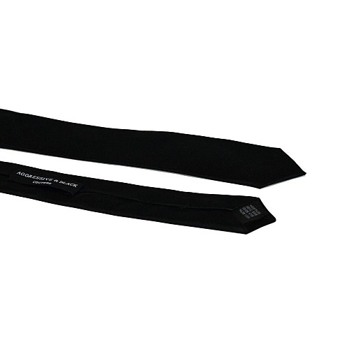 Краватка Aggressive & Black чорна вузька GIN-2159