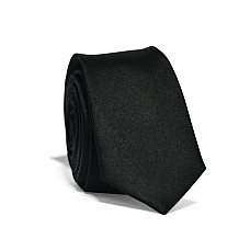 Галстук Aggressive & Black черный узкий  GIN-2159