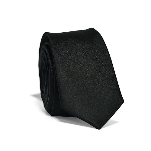 Краватка Aggressive & Black чорна вузька GIN-2159