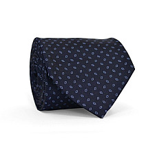 Краватка Emilio Corali чоловіча темно-синя зерниста GIN-2170