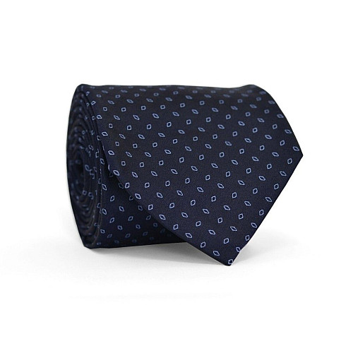 Краватка Emilio Corali чоловіча темно-синя зерниста GIN-2170