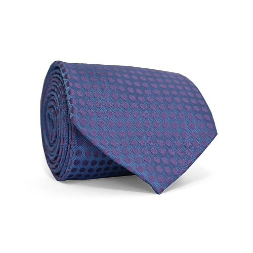 Галстук мужской Синий в Фиолетовые точки Emilio Corali GIN-2172