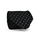 Галстук мужской Emilio Corali черный в серую клетку GIN-2177