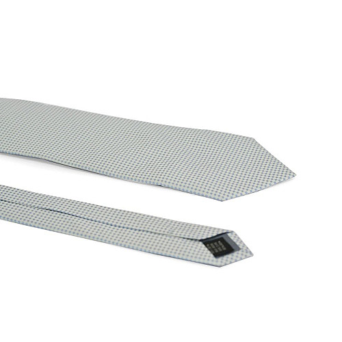 Галстук мужской Белый в Голубые точки Emilio Corali GIN-2179