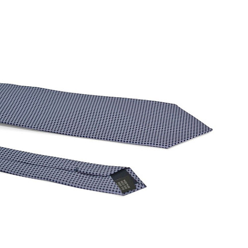 Краватка Emilio Corali чоловіча блакитна в сині крапки GIN-2185