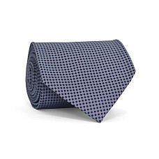 Краватка Emilio Corali чоловіча блакитна в сині крапки GIN-2185