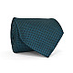 Краватка Emilio Corali темно-бірюзова в ромбіки GIN-2187