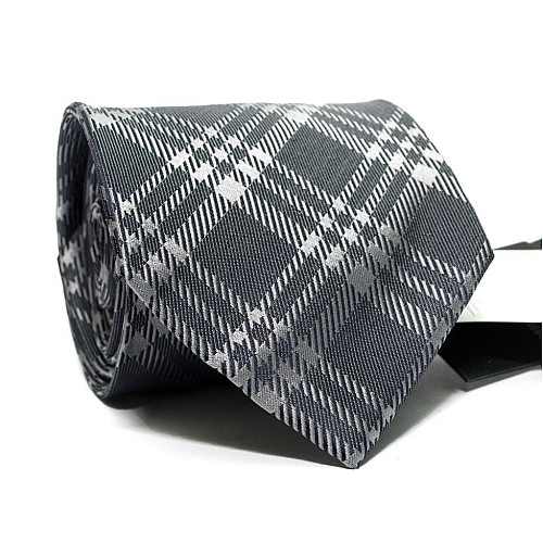 Галстук чоловічий Сірий Emilio Corali GIN-2197